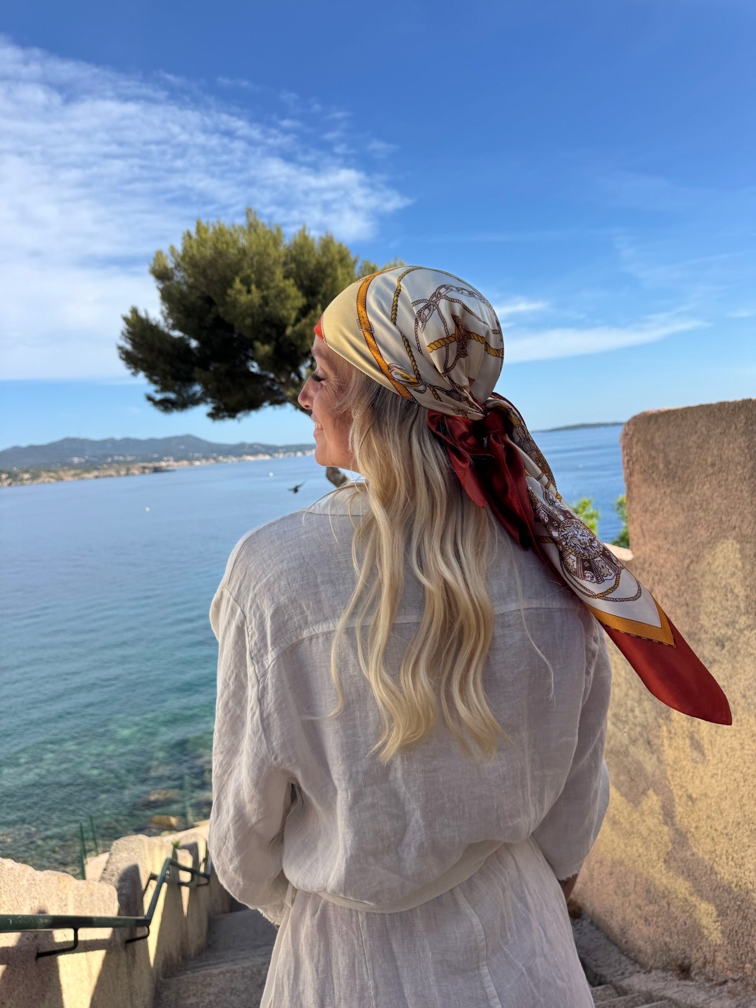 Foulard Lyon - foulard multifonction 90x90