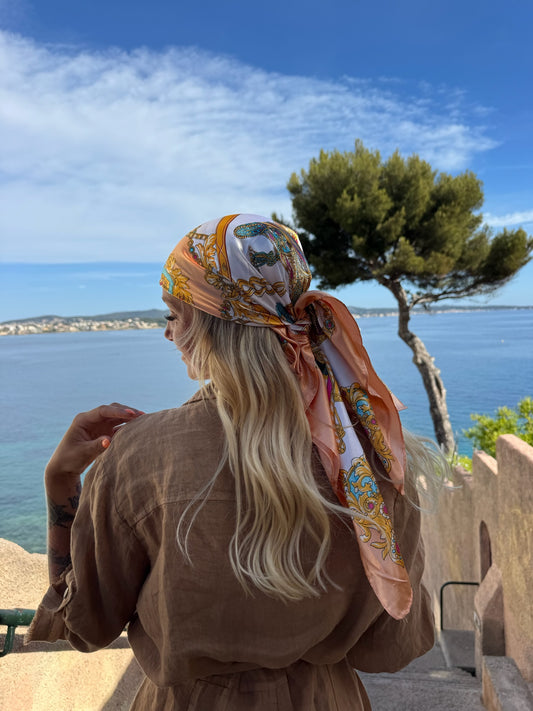 foulard Positano - foulard multifonctions 90x90