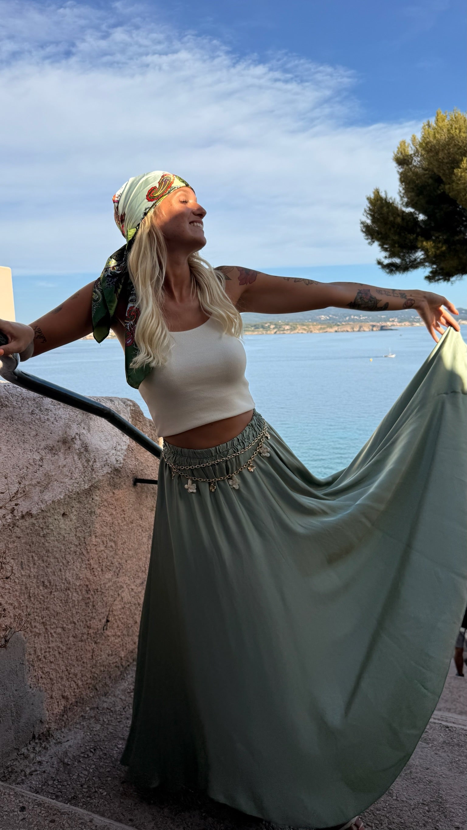 foulard Praïa - foulard multifonction 90x90