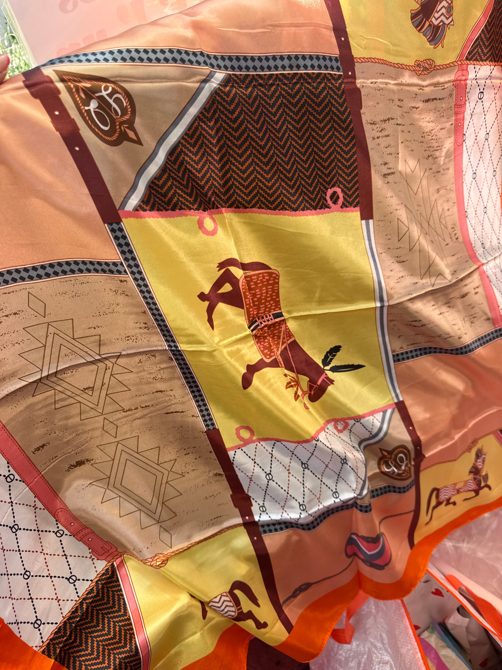 Foulard SANARY - foulard multifonction 90x90