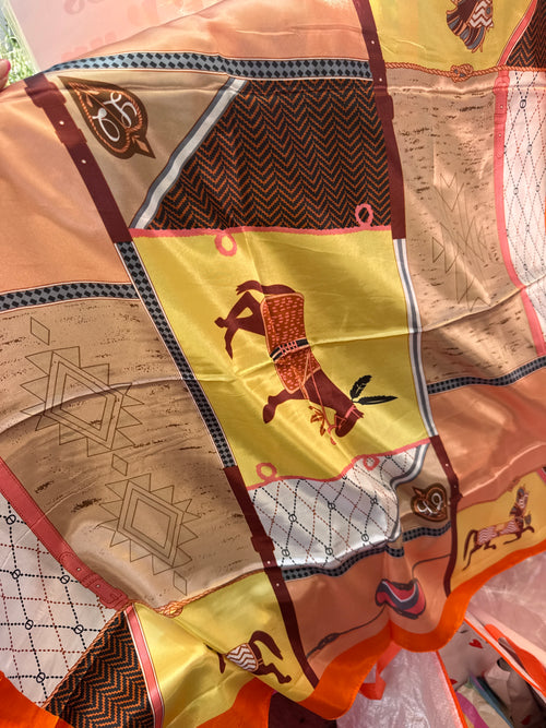 Foulard SANARY - foulard multifonction 90x90