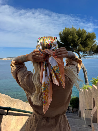 foulard Positano - foulard multifonctions 90x90