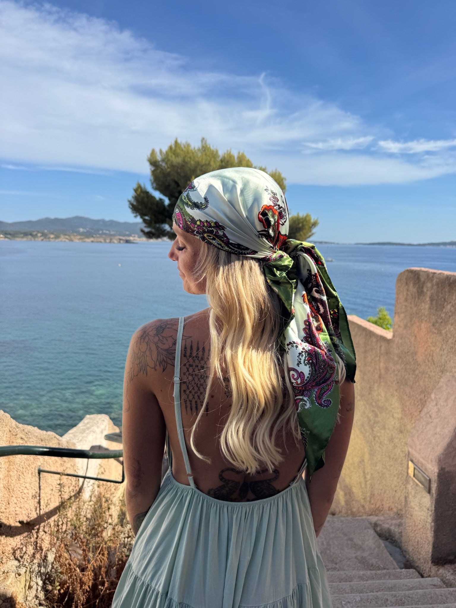 foulard Praïa - foulard multifonction 90x90