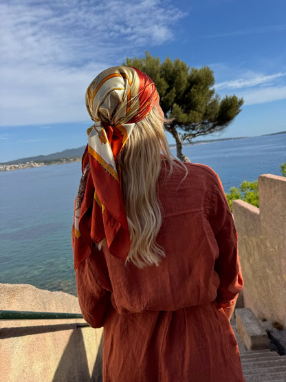 Foulard Lyon - foulard multifonction 90x90