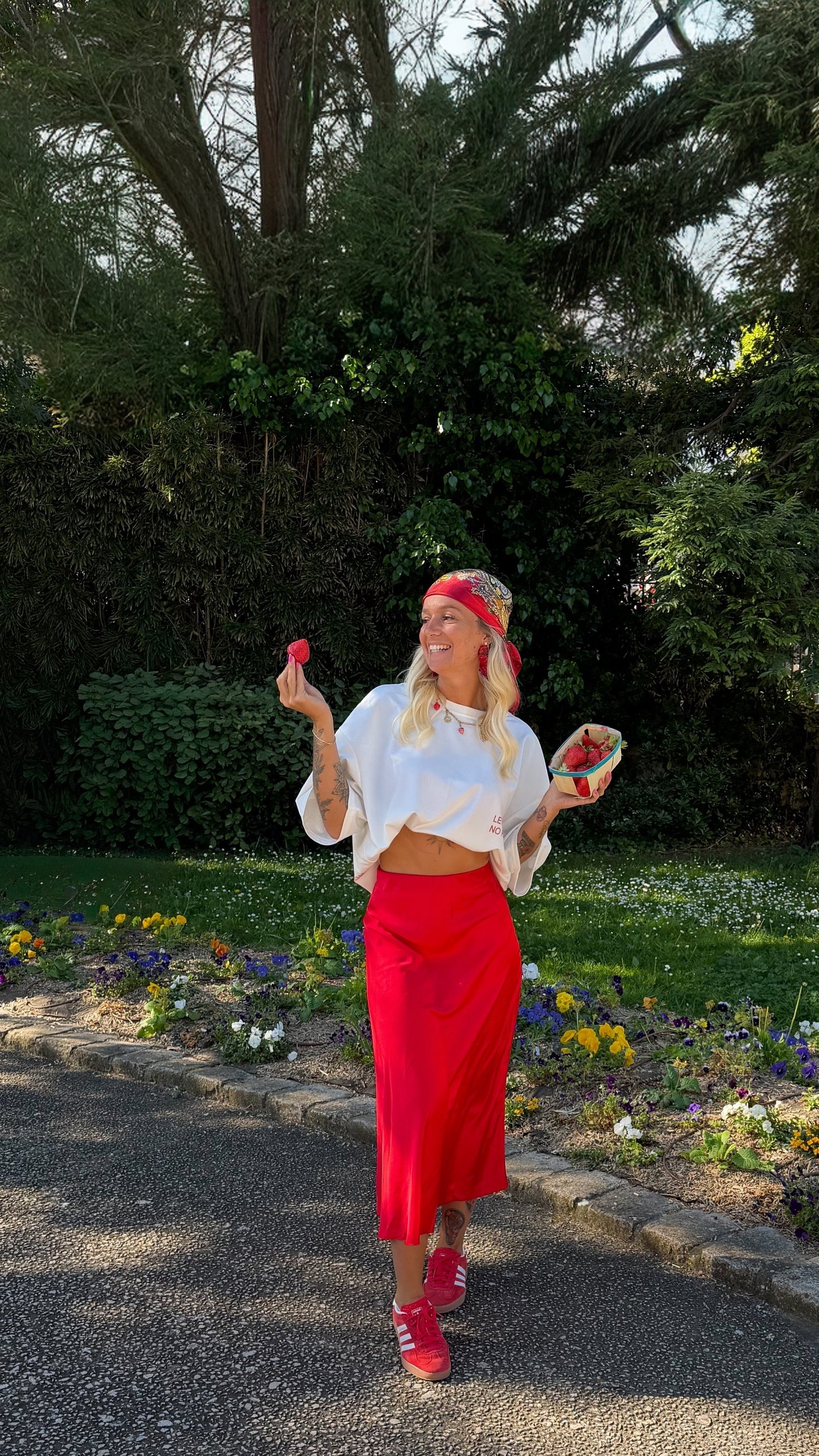 Jupe rouge