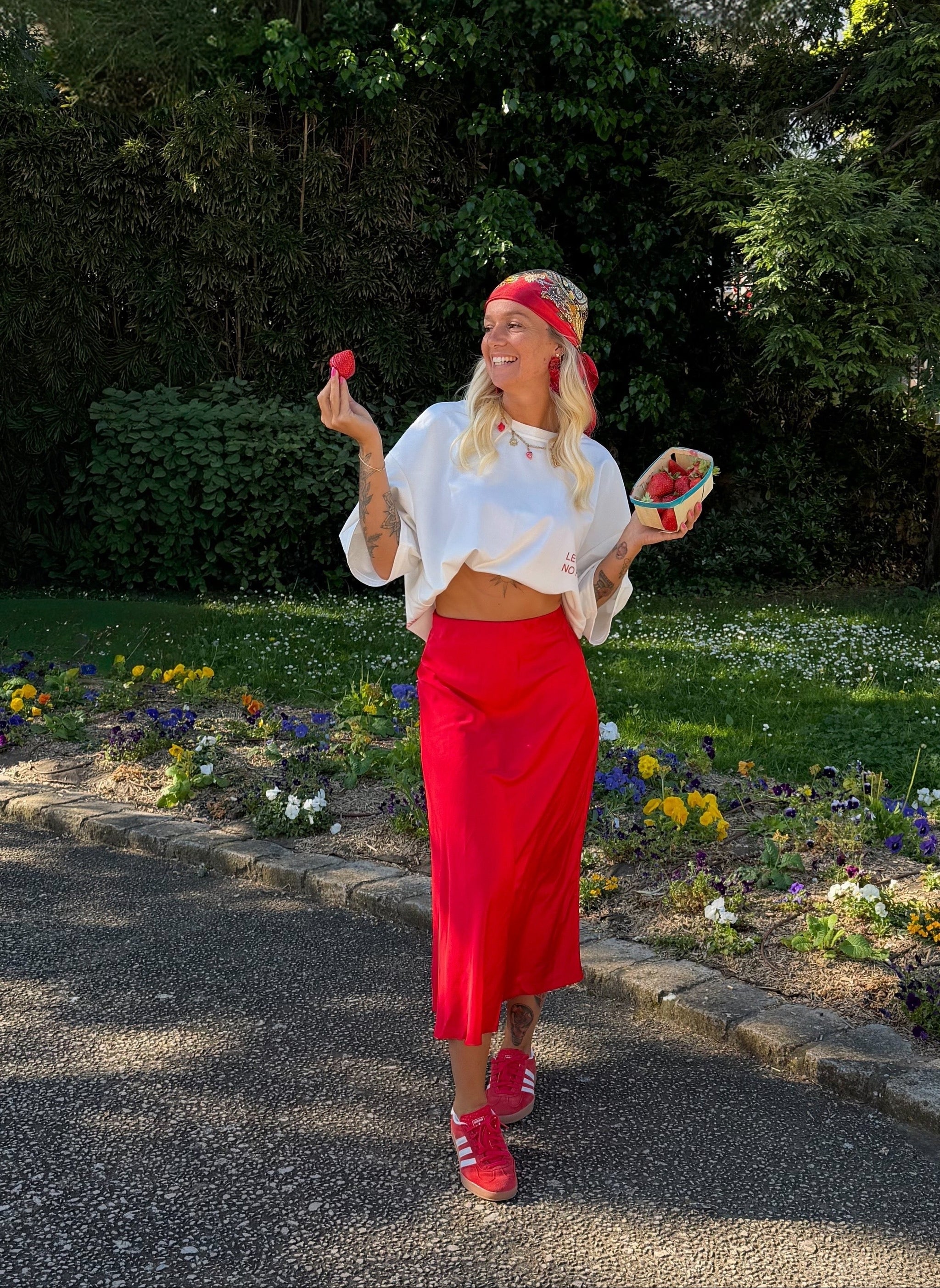 Jupe rouge