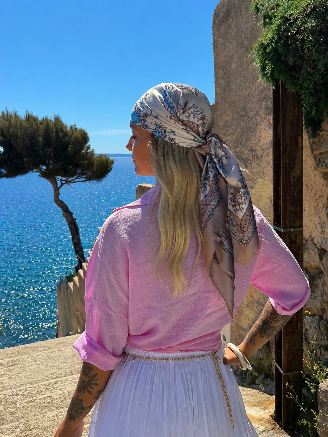 foulard Florence - foulard multifonction 90x90
