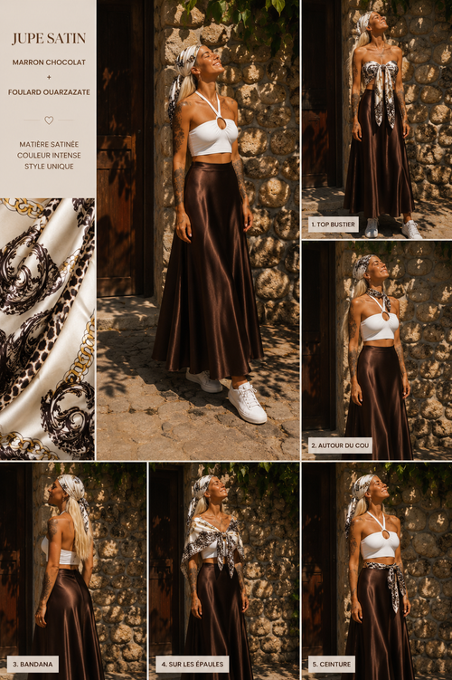 Jupe marron