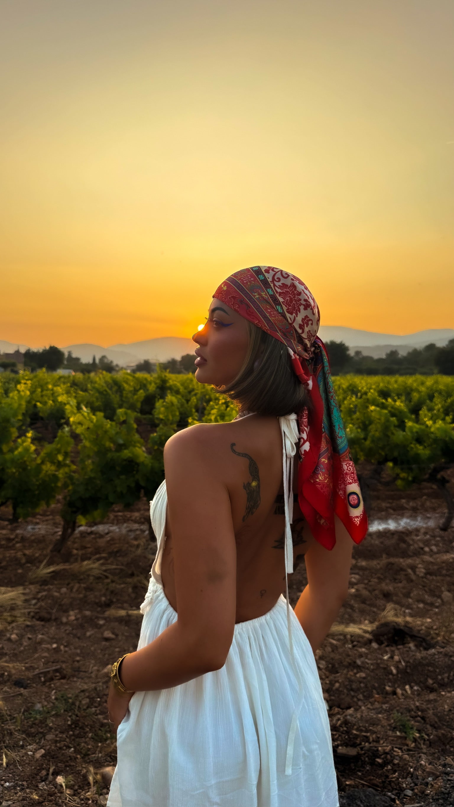 foulard Bangkok - foulard multifonction 90x90