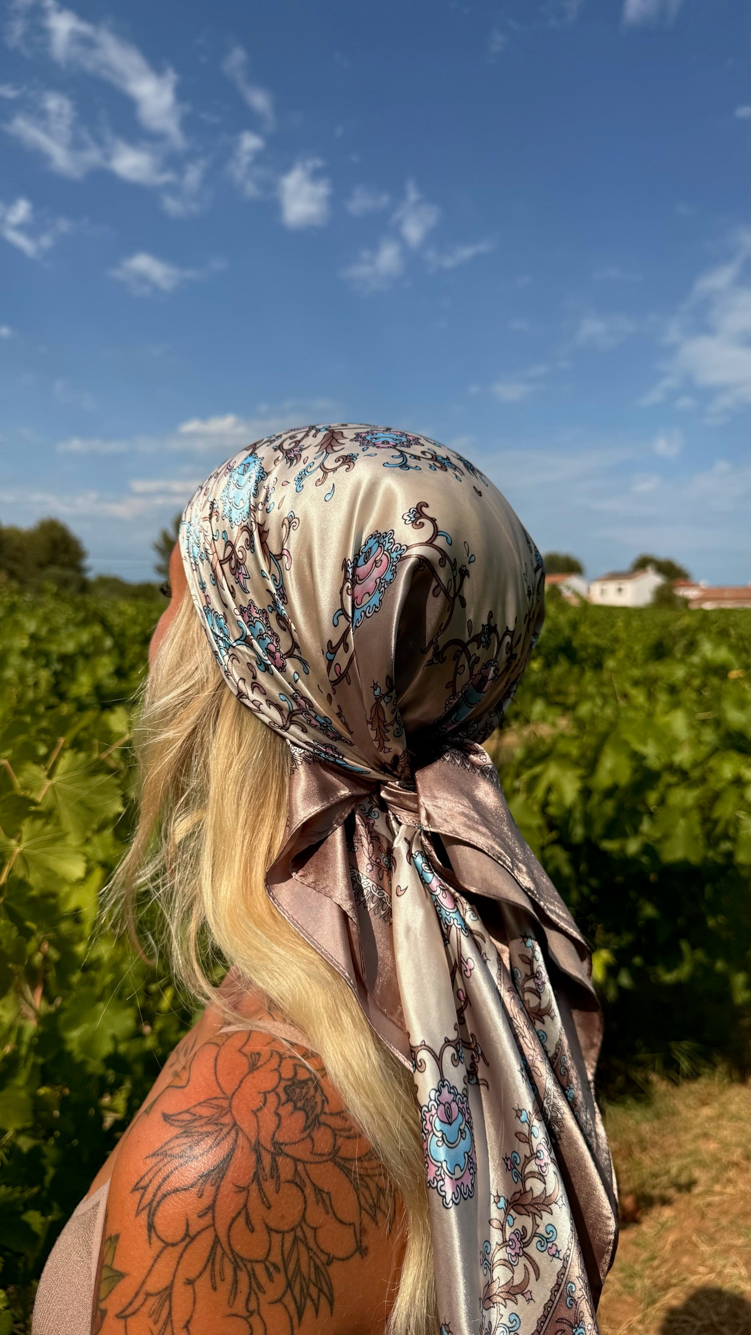 foulard Florence - foulard multifonction 90x90