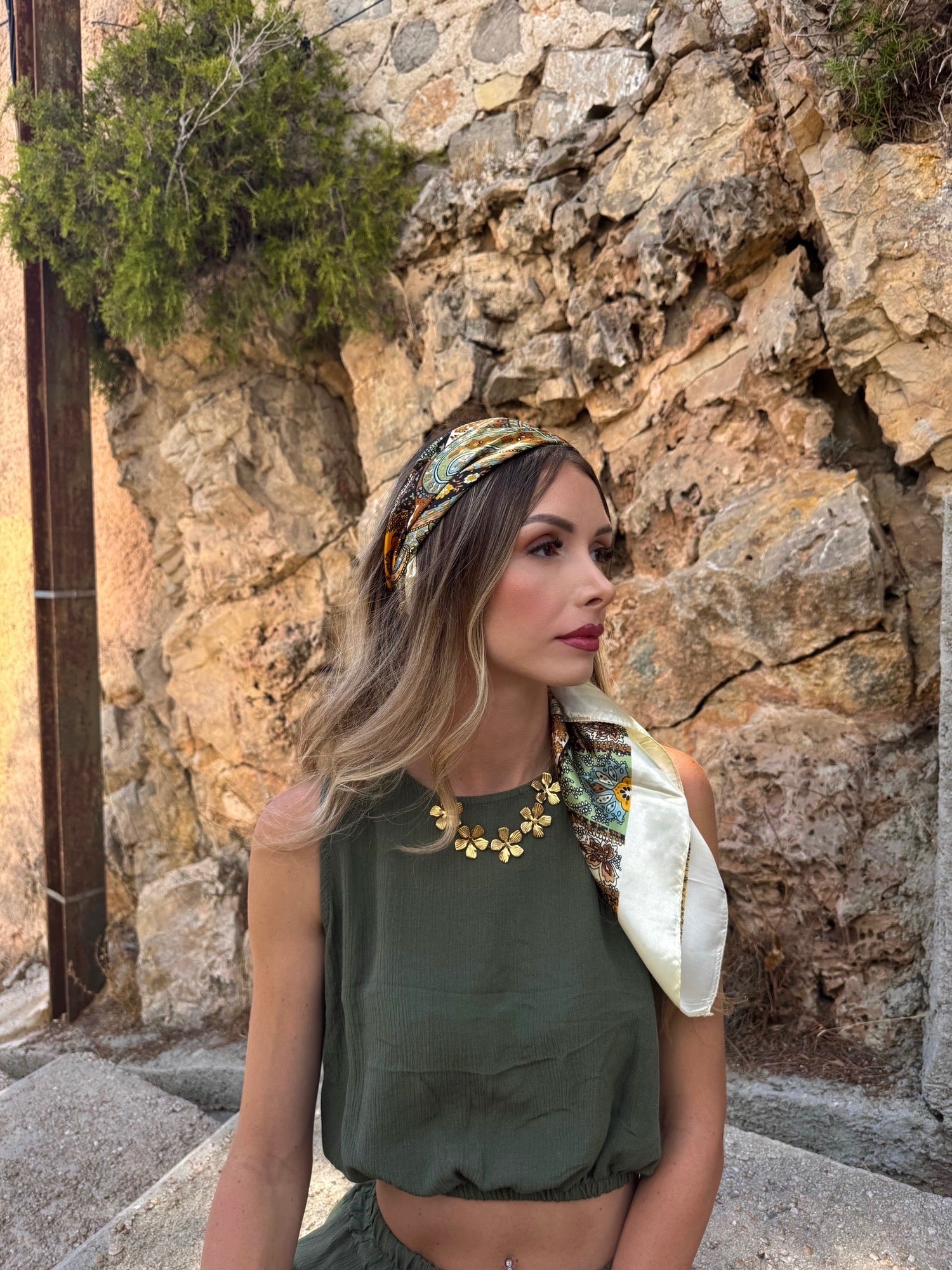 Foulard Hossegor- foulard multifonction 90x90