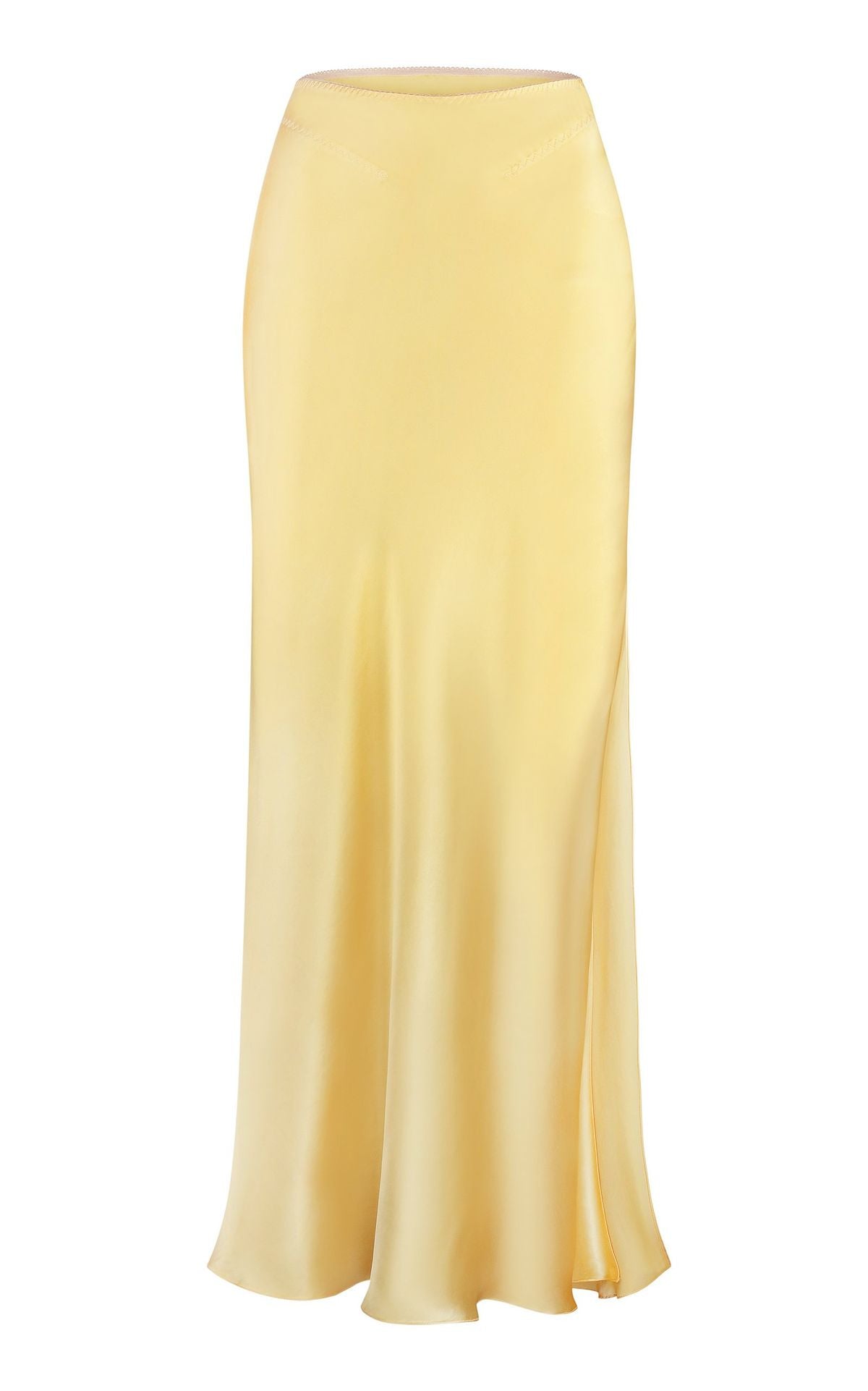 Jupe jaune pale