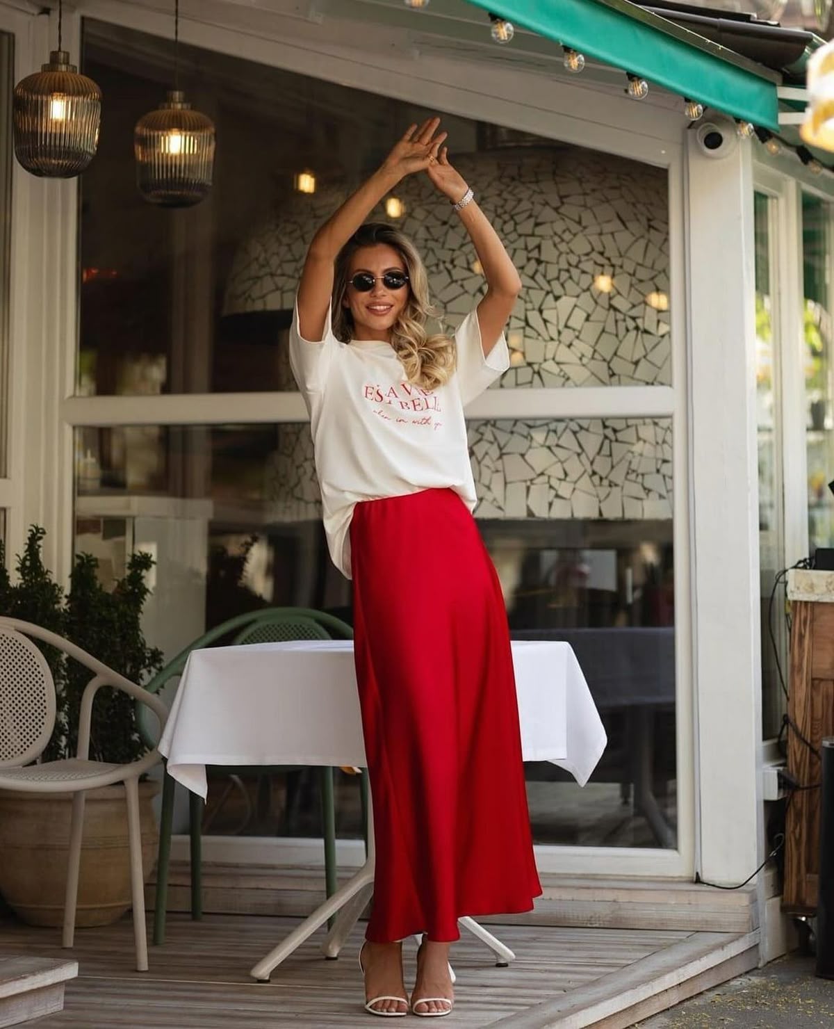 Jupe rouge