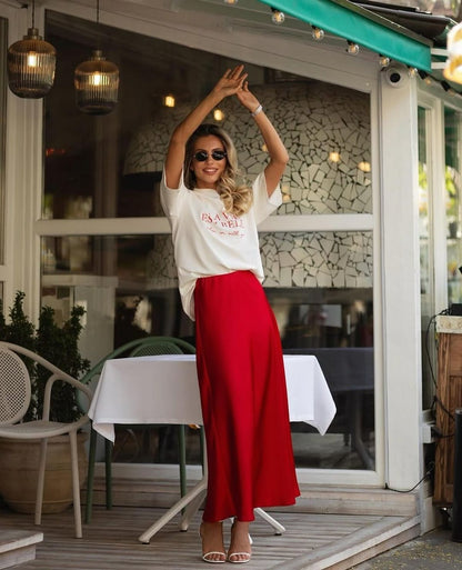 Jupe rouge