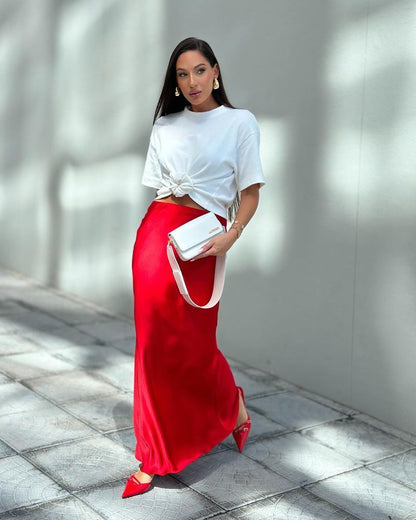 Jupe rouge